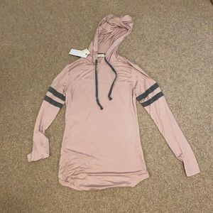 NWT Pink Football Hoodie
